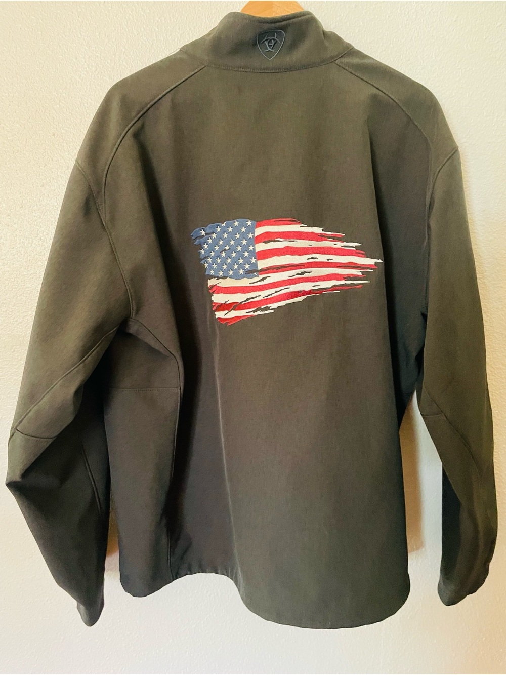 Ariat Jacket Logo 2.0 Patriot Softshell Water Resistant USA Workwear Men XXL